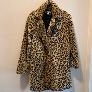 I AM GIA Leopard Fur Coat